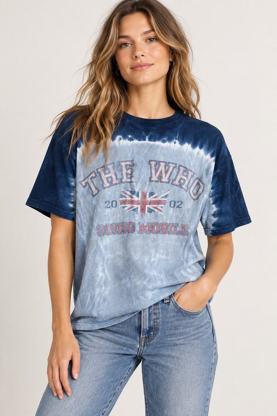 Vintage Liquid Blue The Who Going Mobile Tee 2002 – Size XL